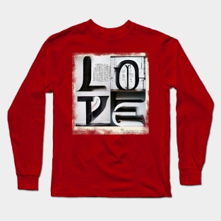 Letter Abstract - Love Long Sleeve T-Shirt